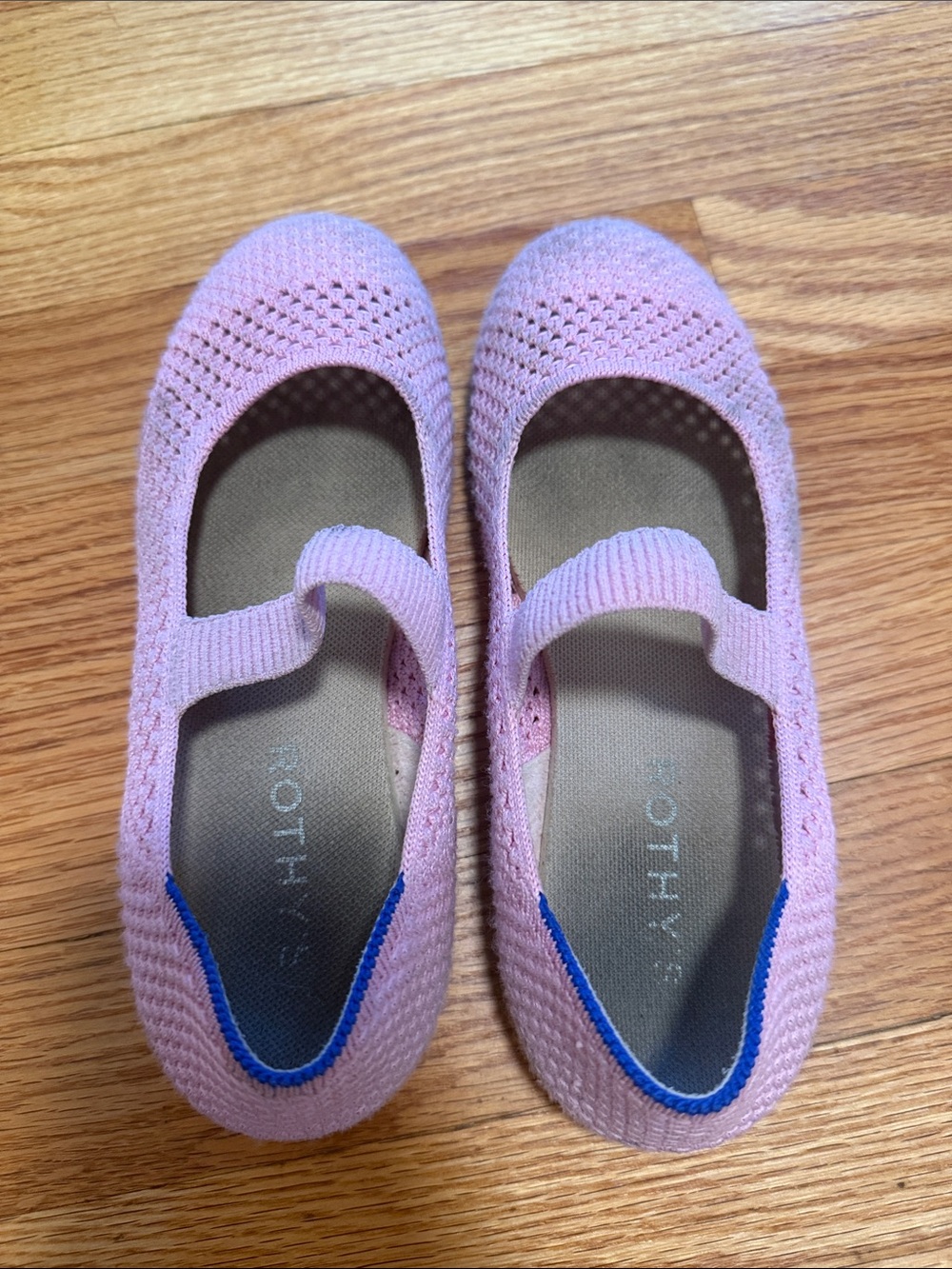 Rothy’s pink girls mary Jane’s